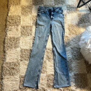 Zara size 2 high waisted denim jeans